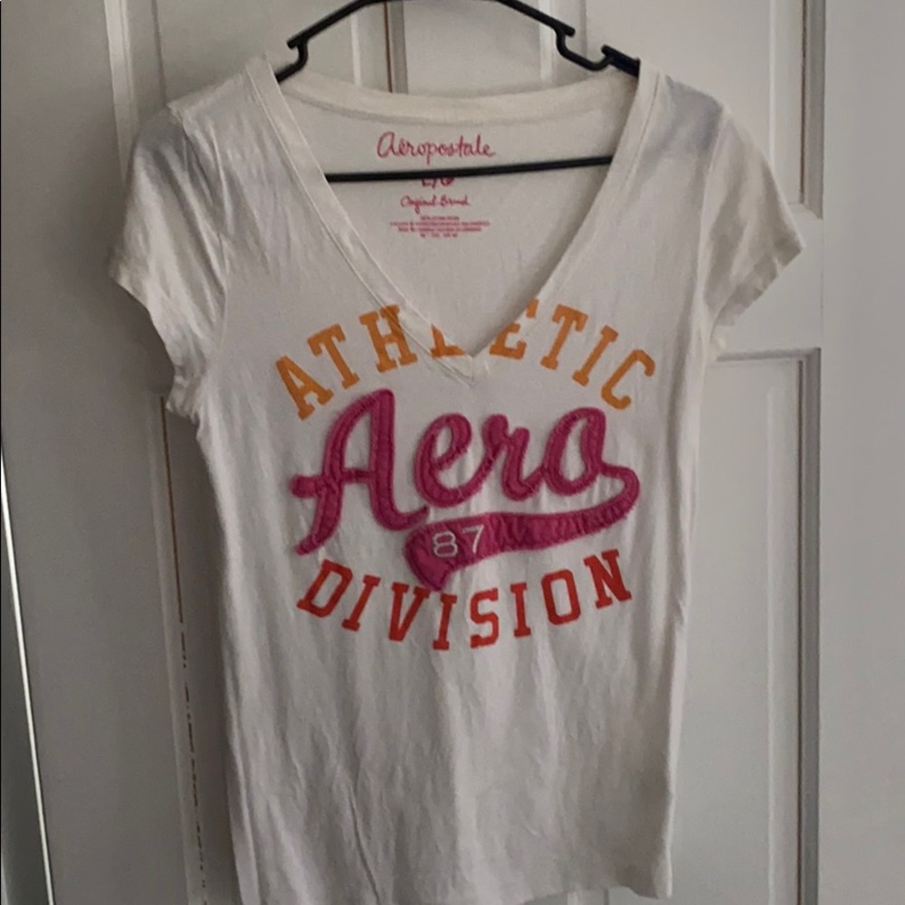 Lot of 4 Aeropostale v-neck tees